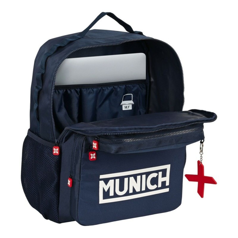 Sacoche pour Portable Munich Storm Blue marine (33 x 42 x 16 cm) - Acheter à 19,67 € seulement chez Collector's Boutique