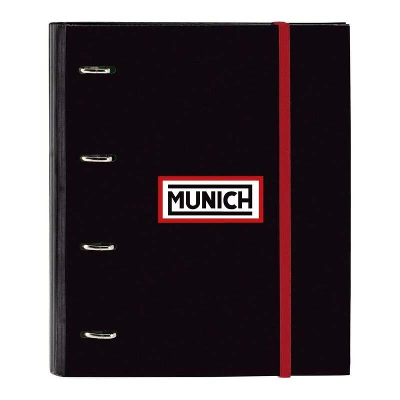 Reliure à anneaux Munich Deep night A4 Noir (27 x 32 x 3.5 cm) (35 mm) - Acheter à 7,96 € seulement chez Collector's Boutique