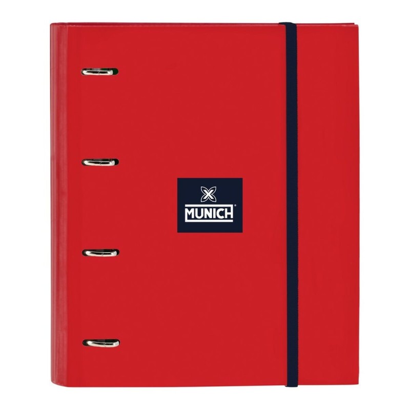 Reliure à anneaux Munich Supra A4 Rouge (27 x 32 x 3.5 cm) (35 mm) - Acheter à 7,96 € seulement chez Collector's Boutique