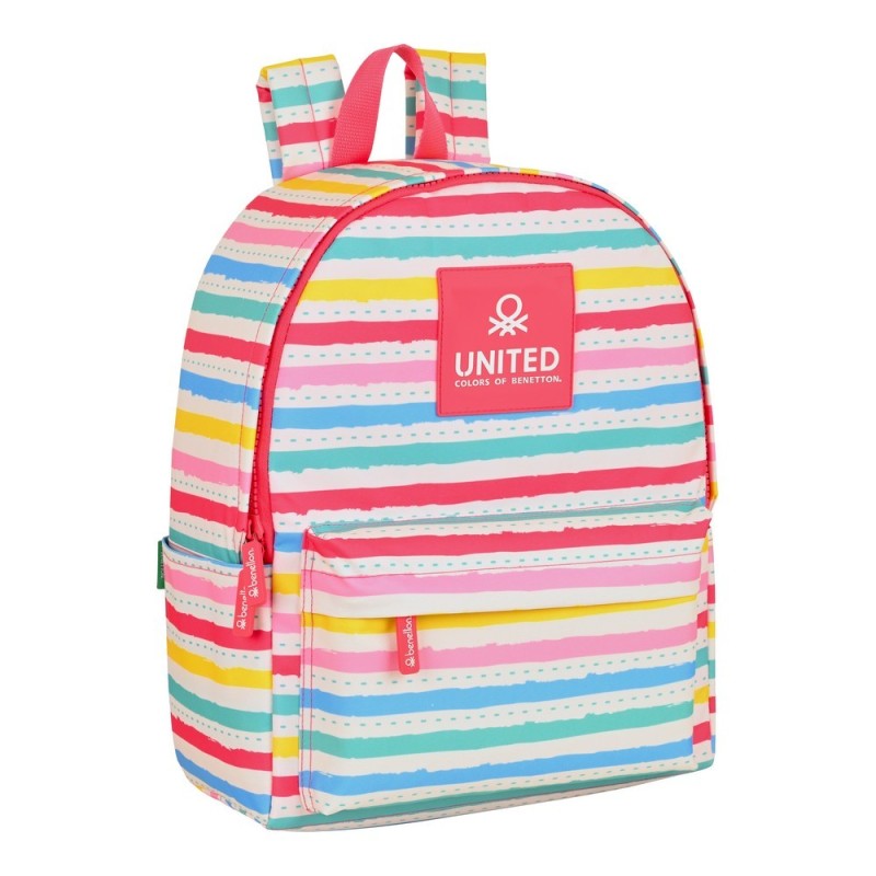 Sacoche pour Portable Benetton Stripes Multicouleur (31 x 40 x 16 cm) - Acheter à 13,57 € seulement chez Collector's Boutique