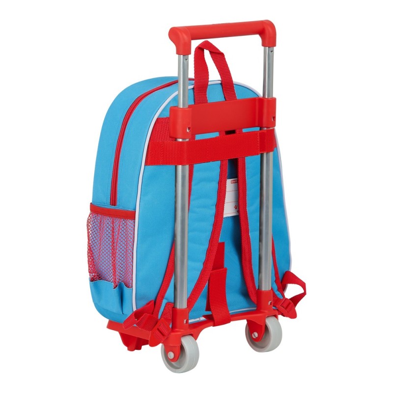 Cartable à roulettes The Paw Patrol Rouge Bleu (27 x 32 x 10 cm) - Acheter à 23,11 € seulement chez Collector's Boutique