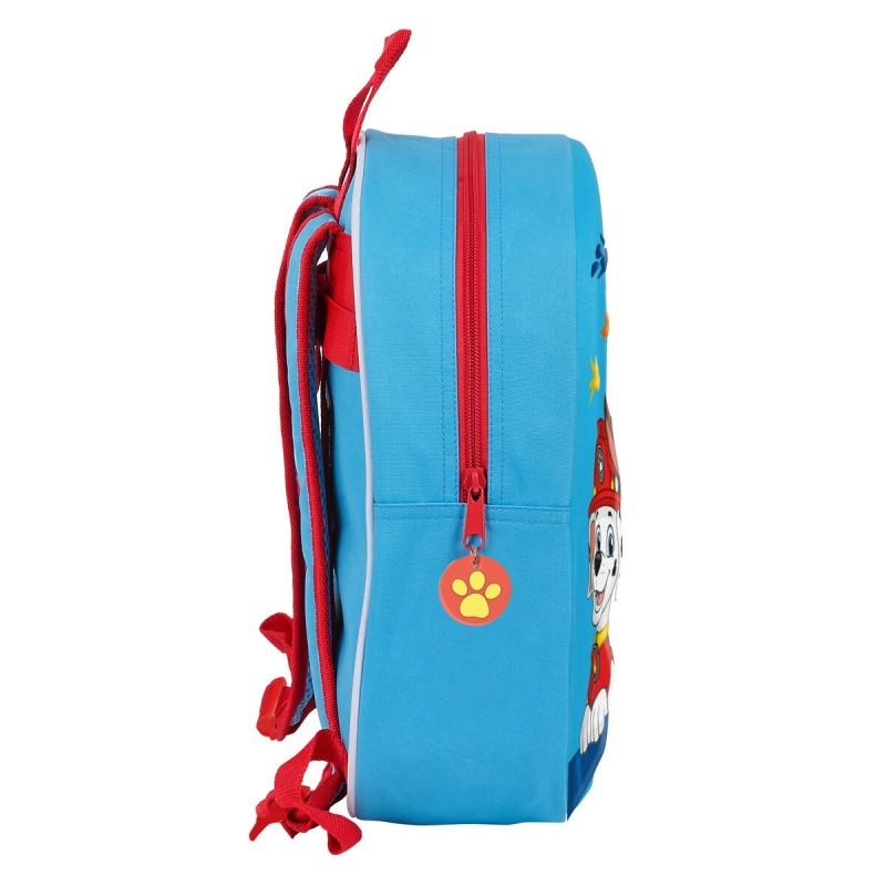 Sac à dos enfant 3D The Paw Patrol Rouge Bleu (27 x 32 x 10 cm) - Acheter à 14,39 € seulement chez Collector's Boutique