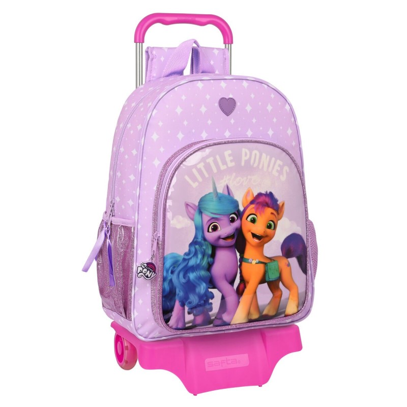 Cartable à roulettes My Little Pony Lila (33 x 42 x 14 cm) - Acheter à 39,31 € seulement chez Collector's Boutique