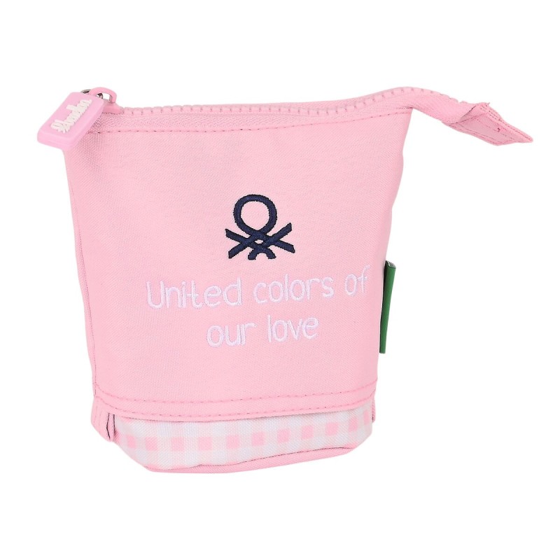 Trousse Gobelet Benetton Vichy Rose (8 x 19 x 6 cm) - Acheter à 10,45 € seulement chez Collector's Boutique