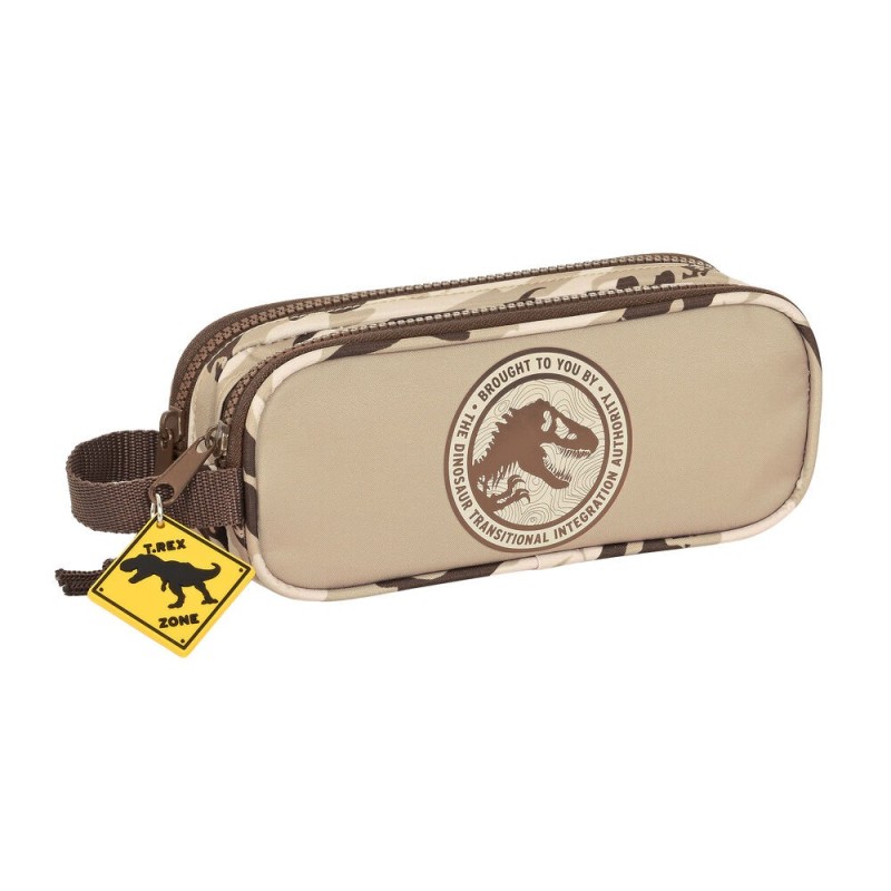 Trousse Fourre-Tout Double Jurassic World Dominion Marron (21 x 8 x 6 cm) - Acheter à 10,45 € seulement chez Collector's Boutiqu