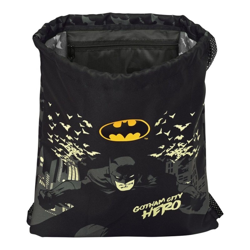 Sac à dos serré par des ficelles Batman Hero Noir (35 x 40 x 1 cm) - Acheter à 15,47 € seulement chez Collector's Boutique