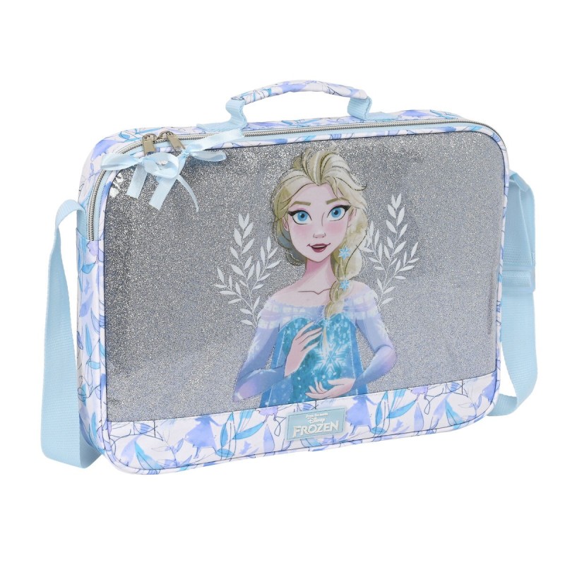 Cartable d'école Frozen Memories Argenté Bleu Blanc (38 x 28 x 6 cm) - Acheter à 17,53 € seulement chez Collector's Boutique