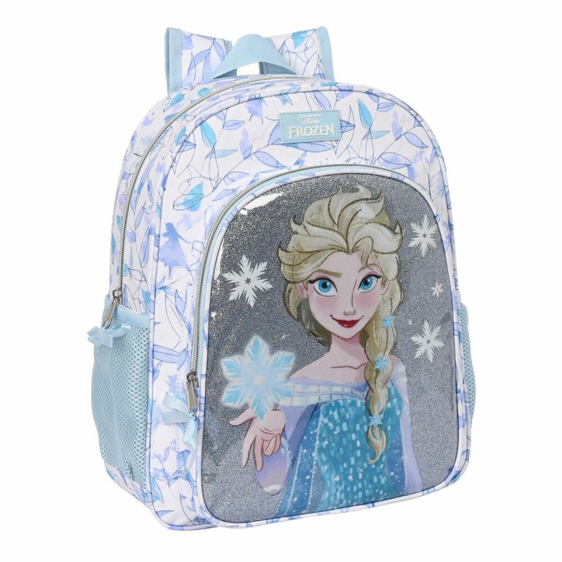 Cartable Frozen Memories Argenté Bleu Blanc (32 x 38 x 12 cm) - Acheter à 21,58 € seulement chez Collector's Boutique