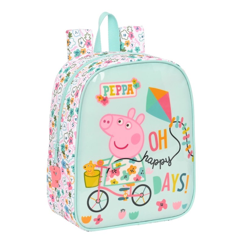 Cartable Peppa Pig Cosy corner Bleu clair (22 x 27 x 10 cm) - Acheter à 17,65 € seulement chez Collector's Boutique