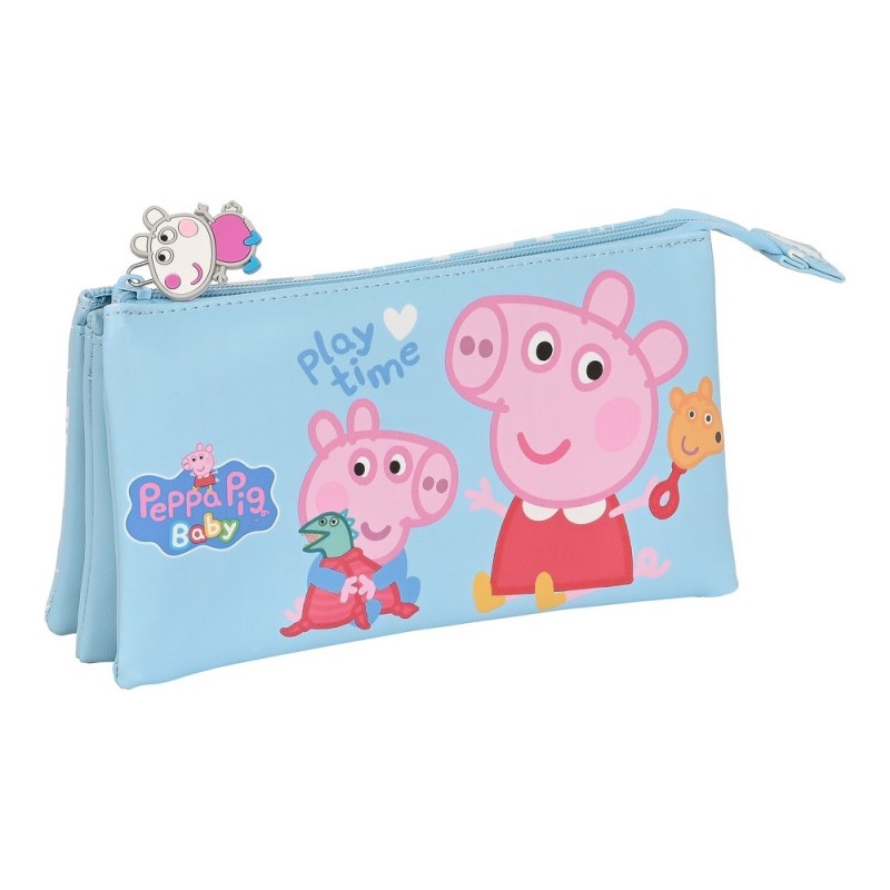 Trousse d'écolier Peppa Pig Baby Bleu clair (22 x 12 x 3 cm) - Acheter à 11,15 € seulement chez Collector's Boutique