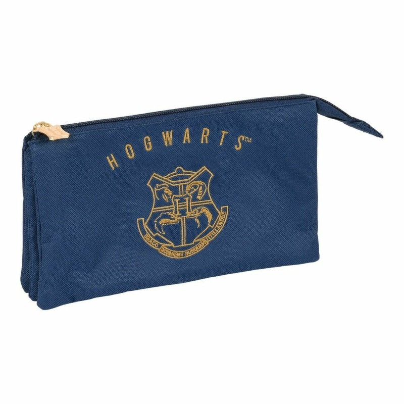 Trousse d'écolier Harry Potter Magical Marron Blue marine (22 x 12 x 3 cm) - Acheter à 8,64 € seulement chez Collector's Boutiqu