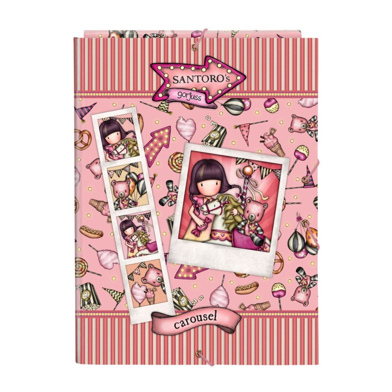 Dossier Gorjuss Carousel Saumon A4 (26 x 33.5 x 2.5 cm) - Acheter à 6,19 € seulement chez Collector's Boutique