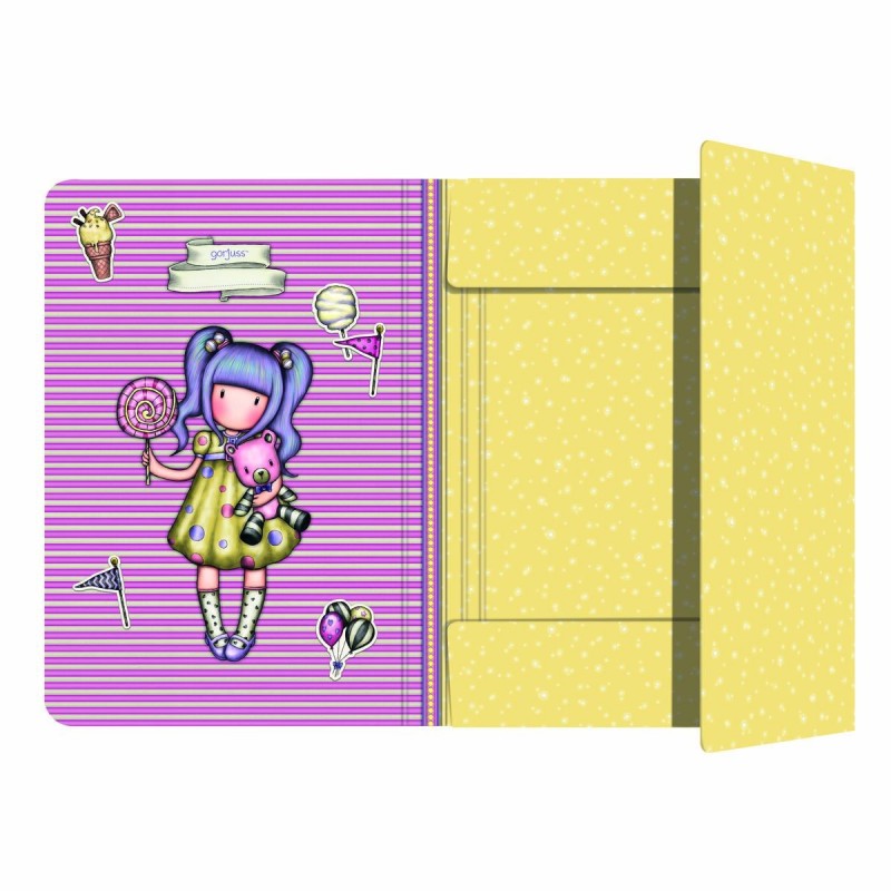 Dossier Gorjuss First prize A4 Lila (24.8 x 9 x 33.4 cm) - Acheter à 6,66 € seulement chez Collector's Boutique