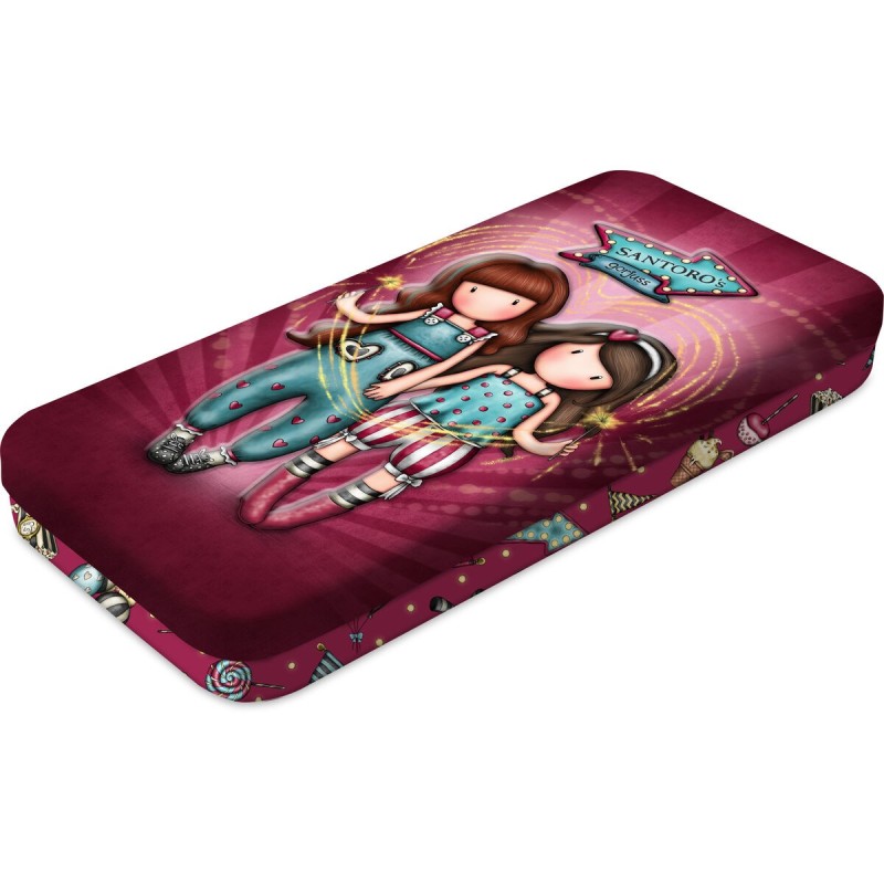 Trousse d'écolier Gorjuss Fireworks Bordeaux (9 x 19 x 24 cm) - Acheter à 7,00 € seulement chez Collector's Boutique