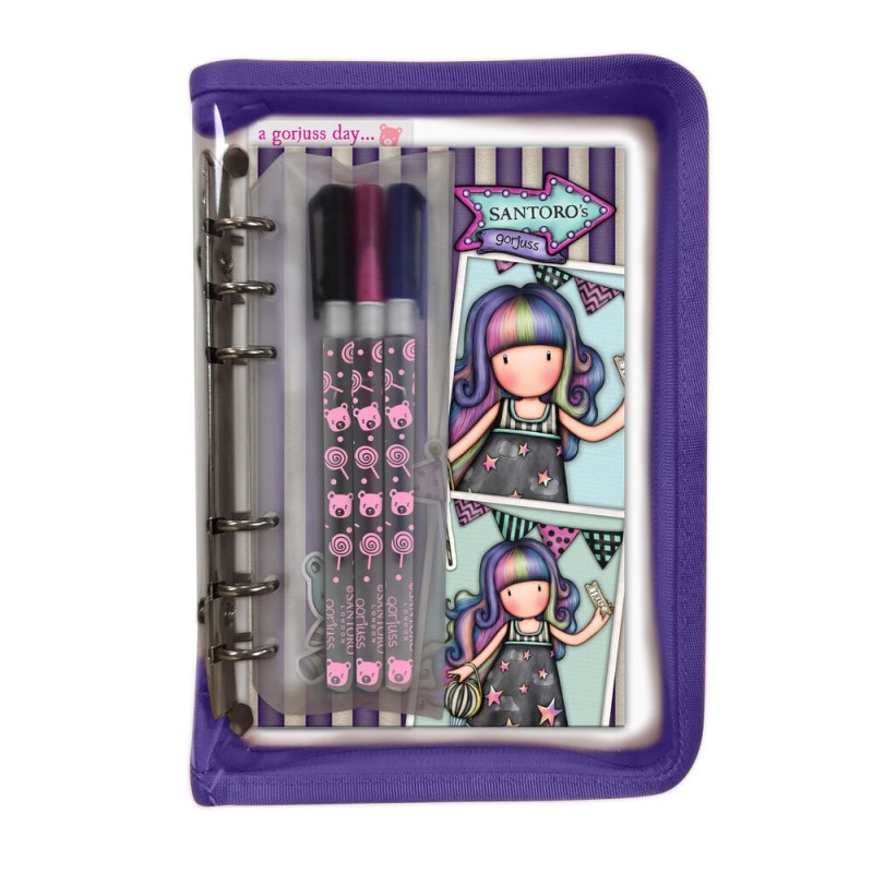 Ensemble de Papeterie Gorjuss Up and away 5 Pièces Violet - Acheter à 14,27 € seulement chez Collector's Boutique