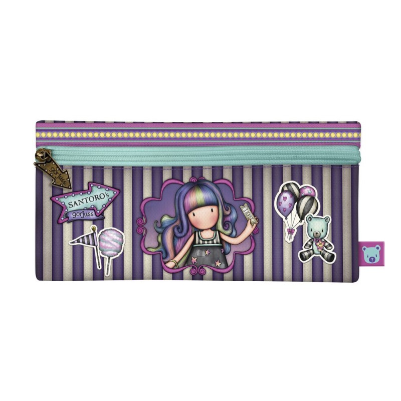 Trousse d'écolier Gorjuss Up and away Violet (22 x 11 x 1.5 cm) - Acheter à 10,14 € seulement chez Collector's Boutique