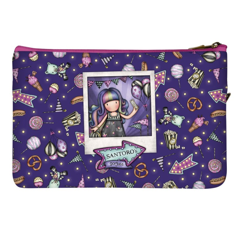 Trousse d'écolier Gorjuss Up and away Violet (23.4 x 15.5 x 1.5 cm) - Acheter à 11,89 € seulement chez Collector's Boutique