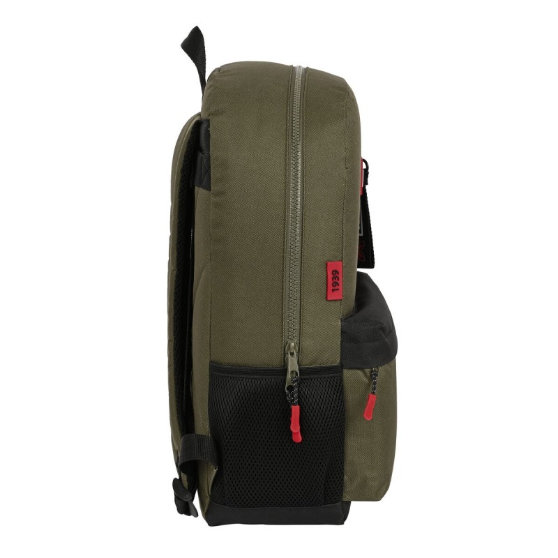 Cartable Munich Class Noir Vert militaire (30 x 46 x 14 cm) - Acheter à 31,21 € seulement chez Collector's Boutique