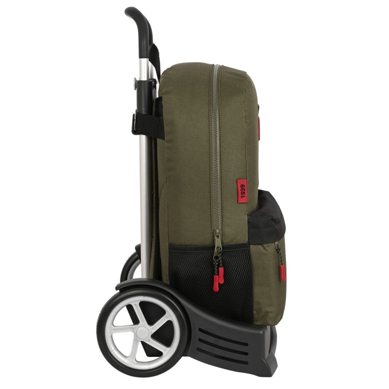 Cartable à roulettes Munich Class Noir Vert militaire (30 x 46 x 14 cm) - Acheter à 49,72 € seulement chez Collector's Boutique