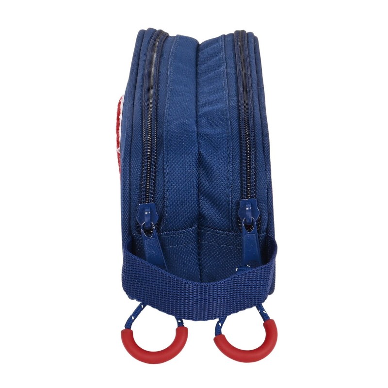 Trousse Fourre-Tout Double Safta University Rouge Blue marine (21 x 8 x 6 cm) - Acheter à 9,32 € seulement chez Collector's Bout