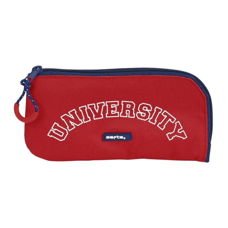 Trousse d'écolier Safta University Rouge Blue marine (23 x 11 x 1 cm) - Acheter à 7,44 € seulement chez Collector's Boutique