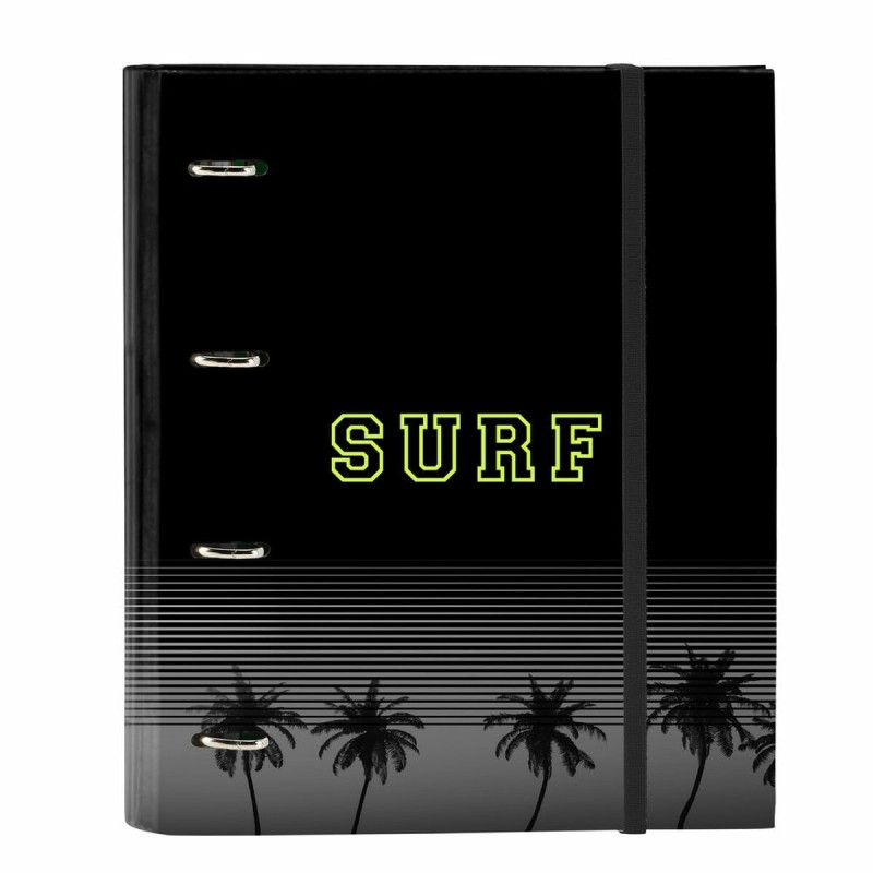 Reliure à anneaux Safta Surf A4 Noir (27 x 32 x 3.5 cm) - Acheter à 12,47 € seulement chez Collector's Boutique