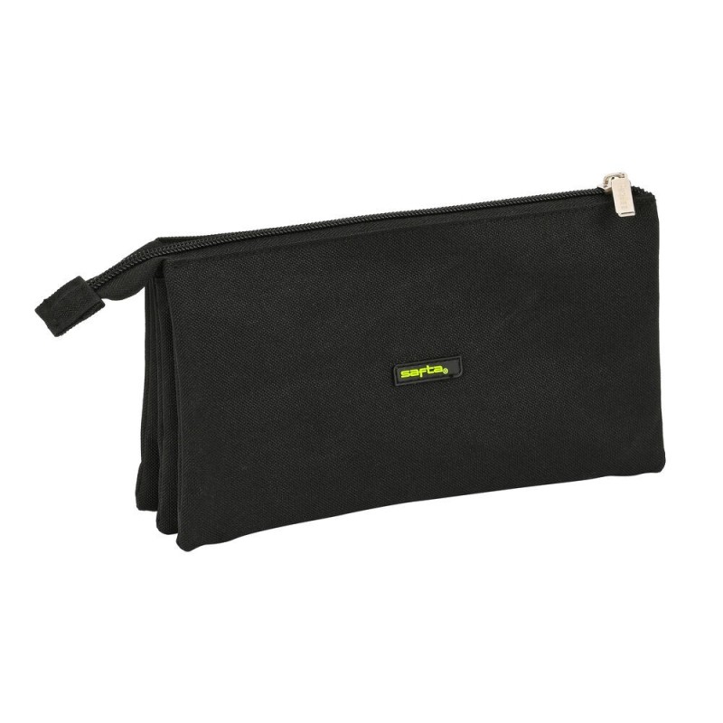 Trousse Fourre-Tout Triple Safta Surf Noir (22 x 12 x 3 cm) - Acheter à 10,12 € seulement chez Collector's Boutique