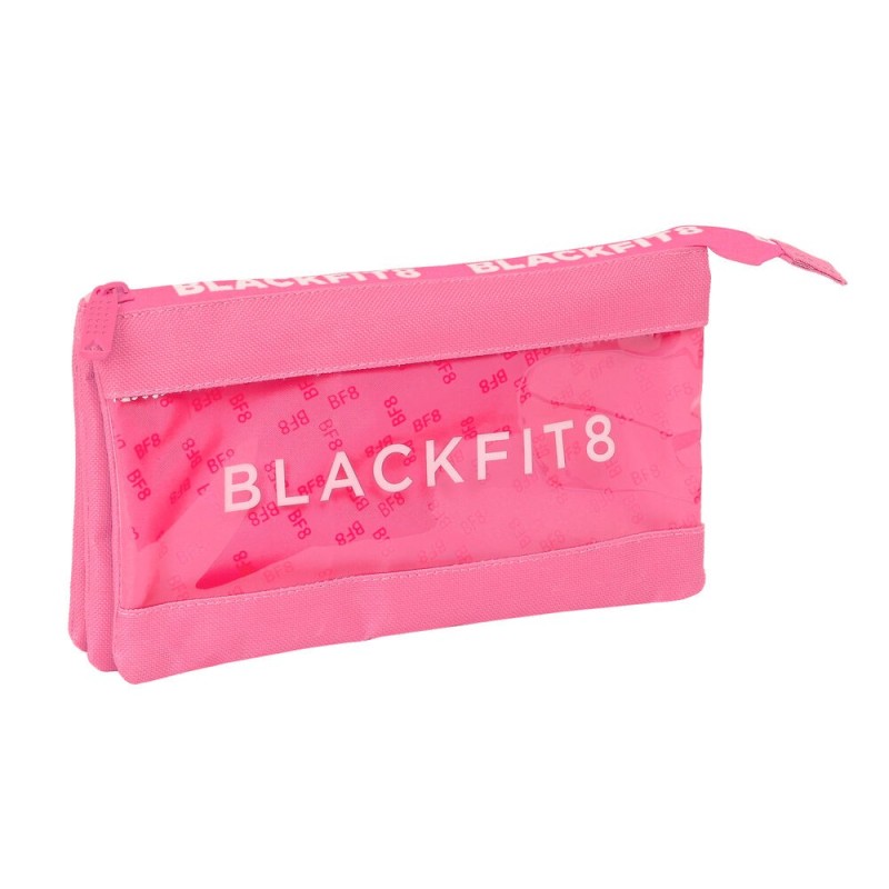 Trousse Fourre-Tout Triple BlackFit8 Glow up Rose (22 x 12 x 3 cm) - Acheter à 10,12 € seulement chez Collector's Boutique