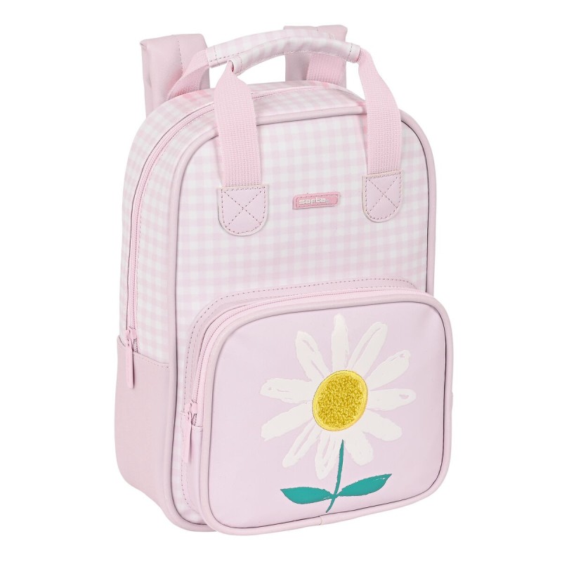 Cartable Safta Flor Rose Blanc (20 x 28 x 8 cm) - Acheter à 12,01 € seulement chez Collector's Boutique