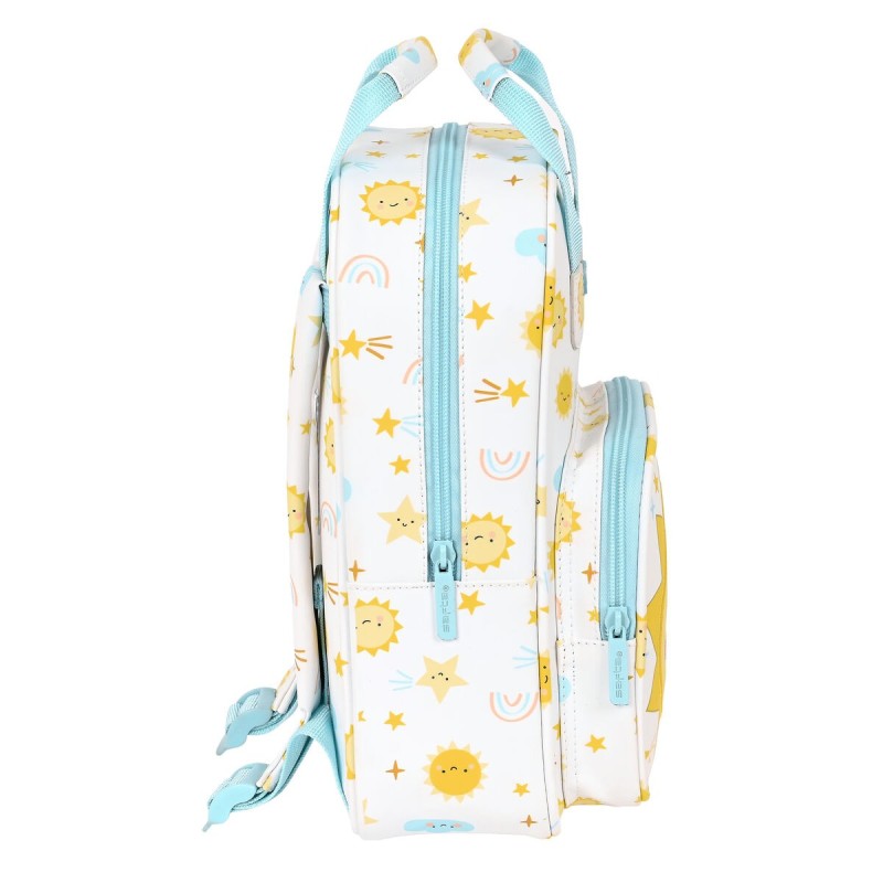 Cartable Safta Solete Blanc Jaune (20 x 28 x 8 cm) - Acheter à 12,01 € seulement chez Collector's Boutique