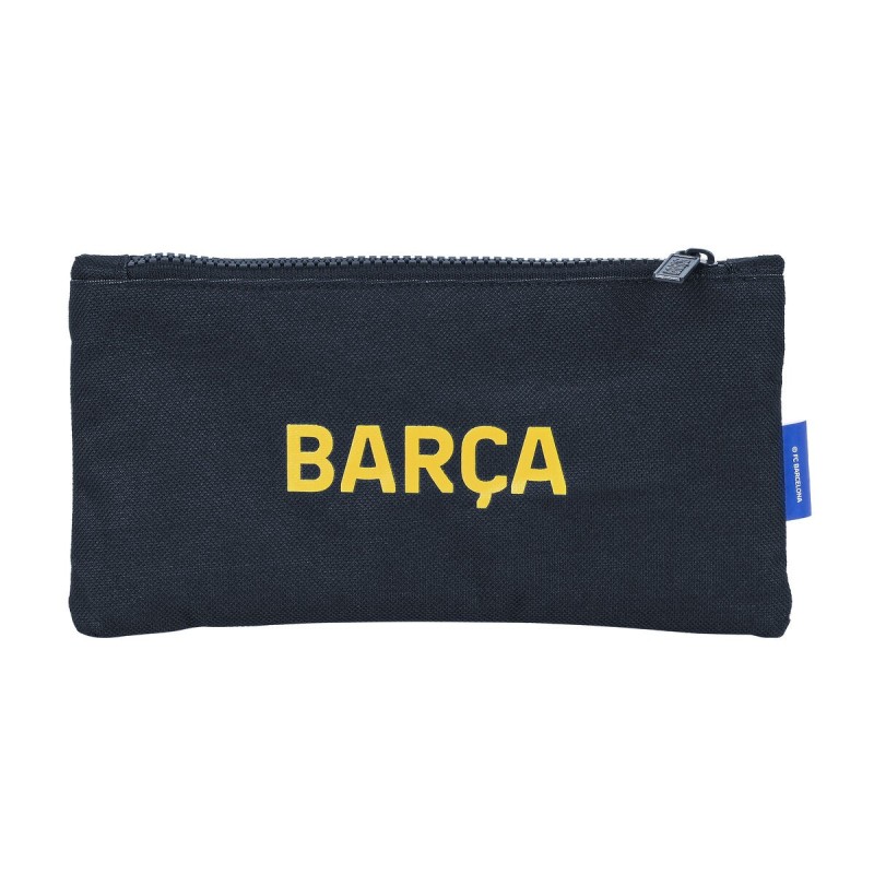 Trousse d'écolier F.C. Barcelona Bordeaux Blue marine (22 x 11 x 1 cm) - Acheter à 7,52 € seulement chez Collector's Boutique