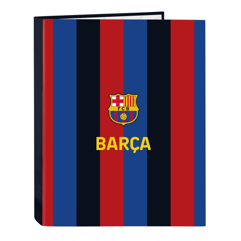 Reliure à anneaux F.C. Barcelona Bordeaux Blue marine A4 (26.5 x 33 x 4 cm) - Acheter à 5,71 € seulement chez Collector's Boutiq