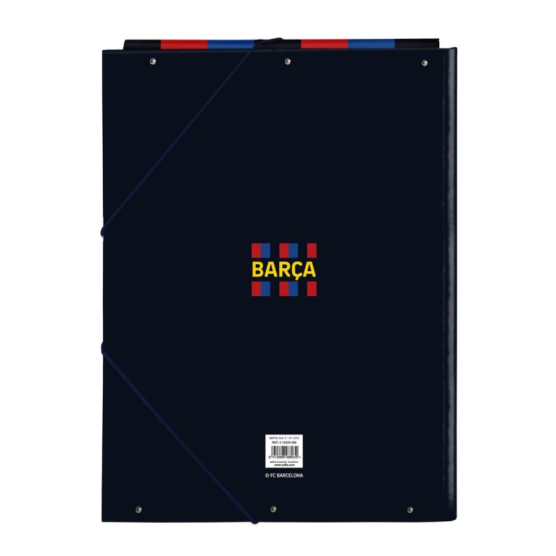 Dossier F.C. Barcelona Bordeaux Blue marine A4 (26 x 33.5 x 2.5 cm) - Acheter à 6,19 € seulement chez Collector's Boutique