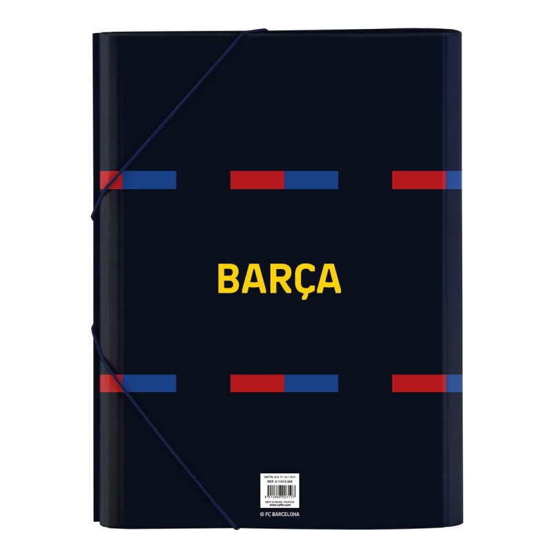 Dossier F.C. Barcelona Bordeaux Blue marine A4 (26 x 33.5 x 4 cm) - Acheter à 9,32 € seulement chez Collector's Boutique