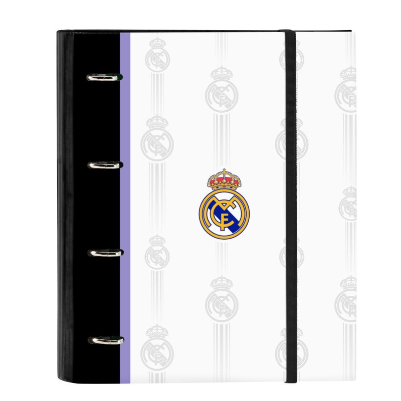 Reliure à anneaux Real Madrid C.F. Noir Blanc (27 x 32 x 3.5 cm) - Acheter à 12,46 € seulement chez Collector's Boutique