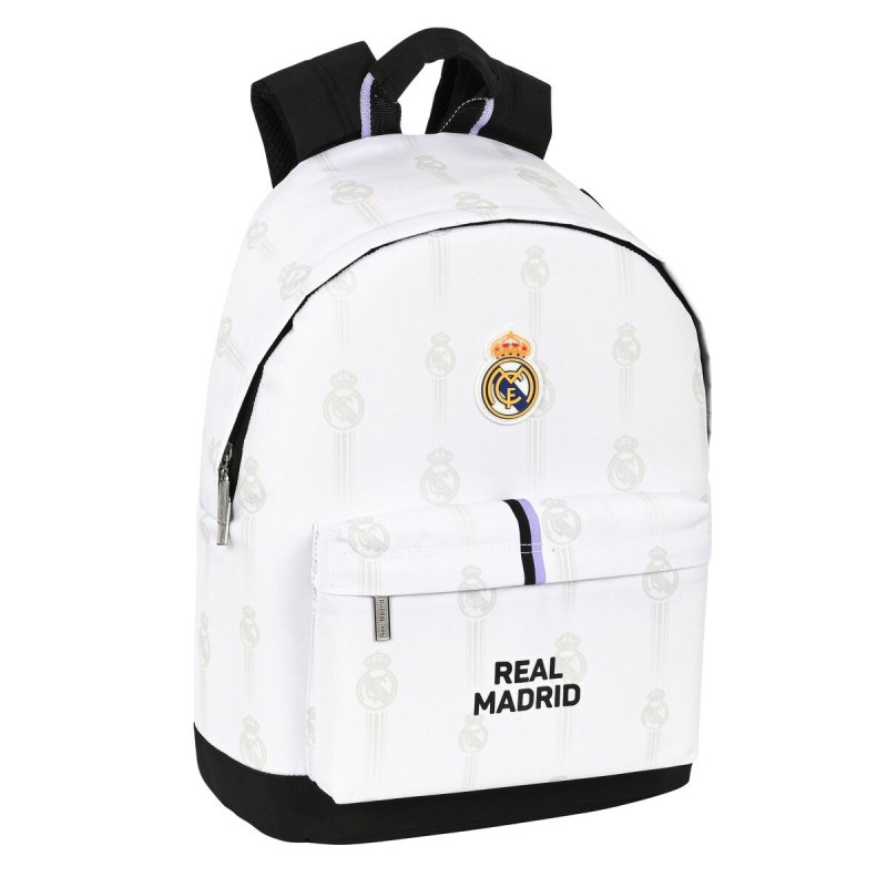 Cartable Real Madrid C.F. Noir Blanc (31 x 41 x 16 cm) - Acheter à 28,27 € seulement chez Collector's Boutique