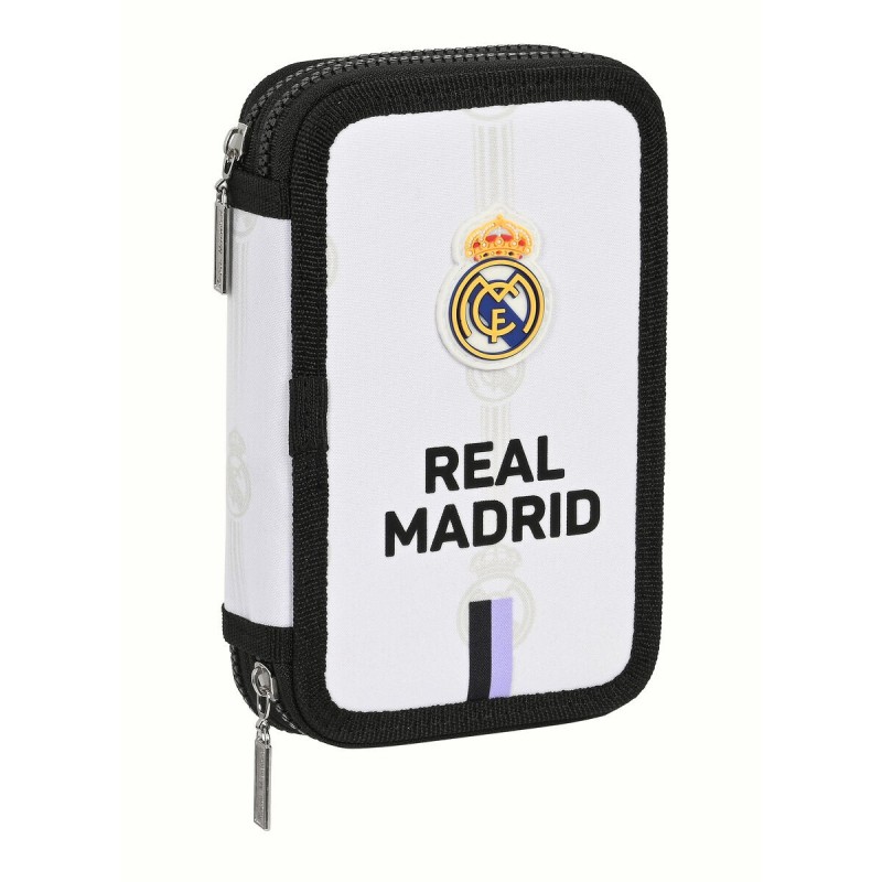 Plumier double Real Madrid C.F. Noir Blanc (28 pcs) - Acheter à 19,67 € seulement chez Collector's Boutique