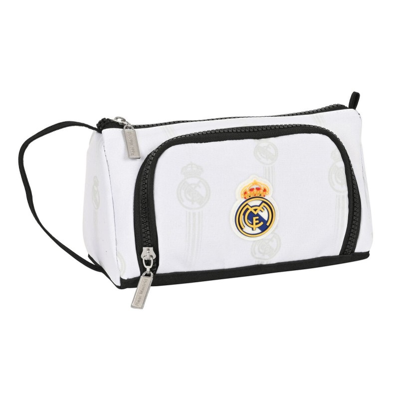 Trousse d'écolier Real Madrid C.F. Noir Blanc (20 x 11 x 8.5 cm) - Acheter à 13,27 € seulement chez Collector's Boutique