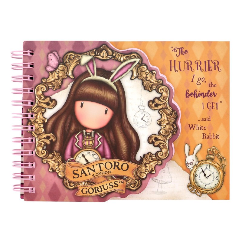 Bloc de Notes Gorjuss Just one second Saumon (15.3 x 11 x 1.6 cm) - Acheter à 6,35 € seulement chez Collector's Boutique