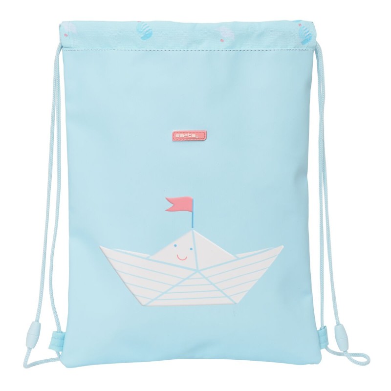 Sac à dos serré par des ficelles Safta Ship Bleu (26 x 34 x 1 cm) - Acheter à 12,53 € seulement chez Collector's Boutique