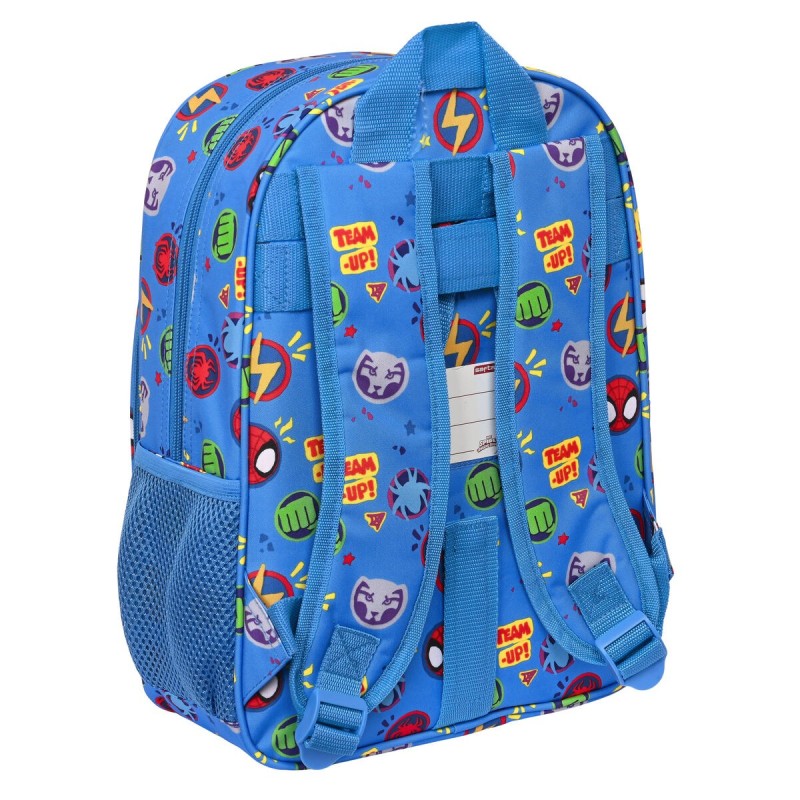 Sac à dos enfant Spiderman Team up Bleu (26 x 34 x 11 cm) - Acheter à 26,22 € seulement chez Collector's Boutique