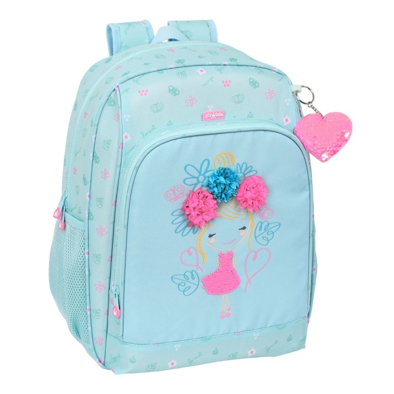 Cartable Glow Lab Cute doll Bleu clair (31 x 41 x 14 cm) - Acheter à 26,82 € seulement chez Collector's Boutique