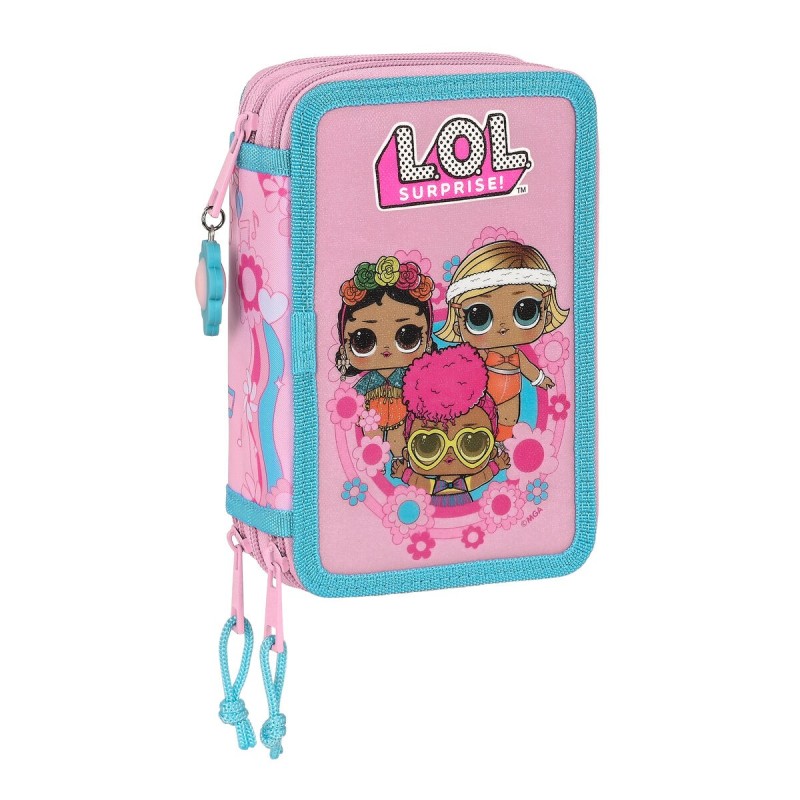 Trousse Scolaire avec Accessoires LOL Surprise! Glow girl Rose (12.5 x 19.5 x 5.5 cm) (36 Pièces) - Acheter à 23,80 € seulement 