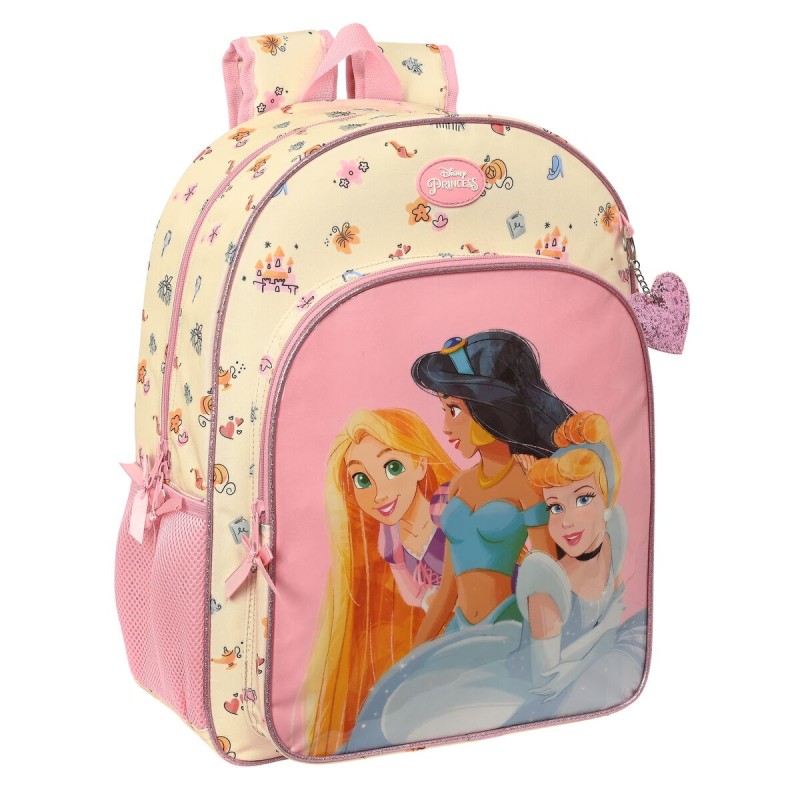 Cartable Princesses Disney Magical Beige Rose (33 x 42 x 14 cm) - Acheter à 35,18 € seulement chez Collector's Boutique