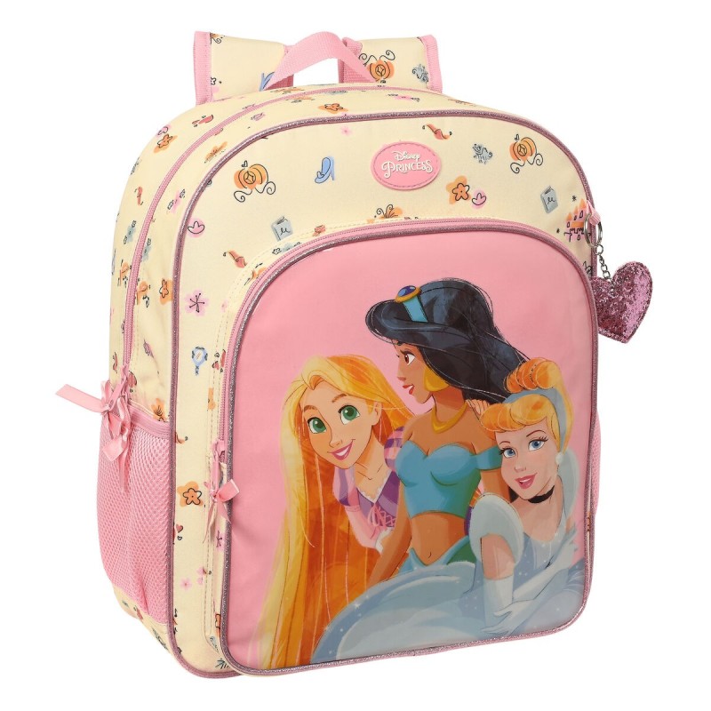 Cartable Princesses Disney Magical Beige Rose (32 x 38 x 12 cm) - Acheter à 33,66 € seulement chez Collector's Boutique