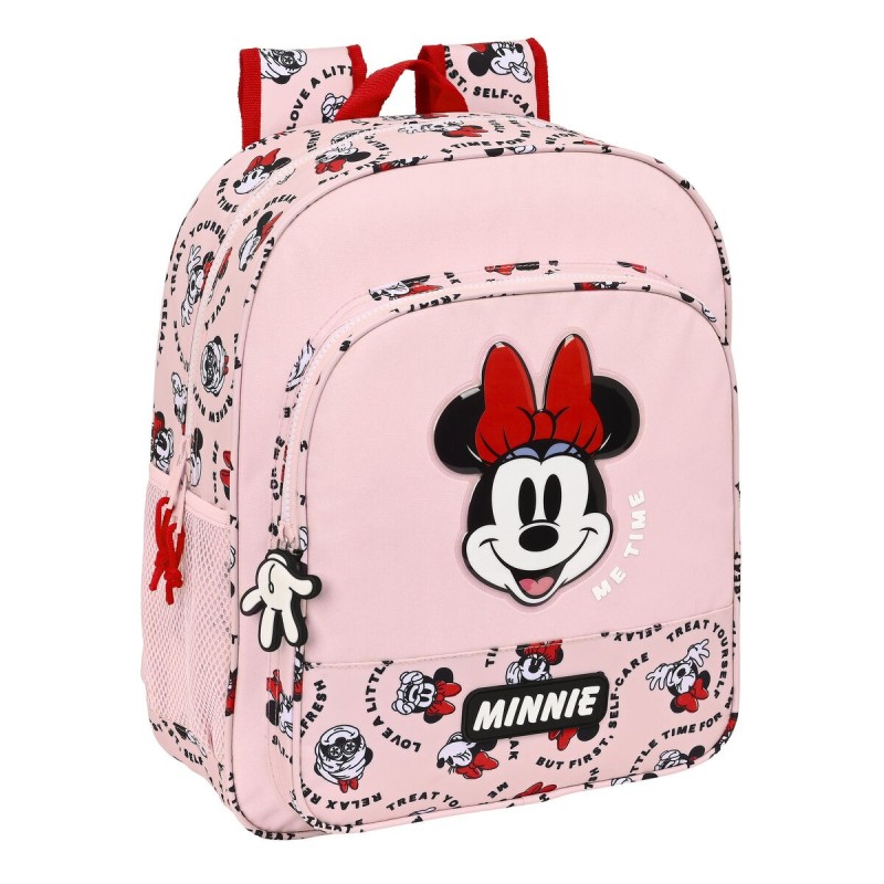 Cartable Minnie Mouse Me time Rose (32 x 38 x 12 cm) - Acheter à 33,66 € seulement chez Collector's Boutique