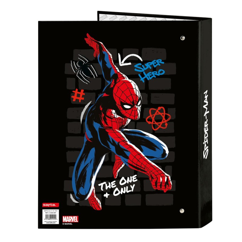 Reliure à anneaux Spiderman Hero Noir A4 (26.5 x 33 x 4 cm) - Acheter à 7,26 € seulement chez Collector's Boutique