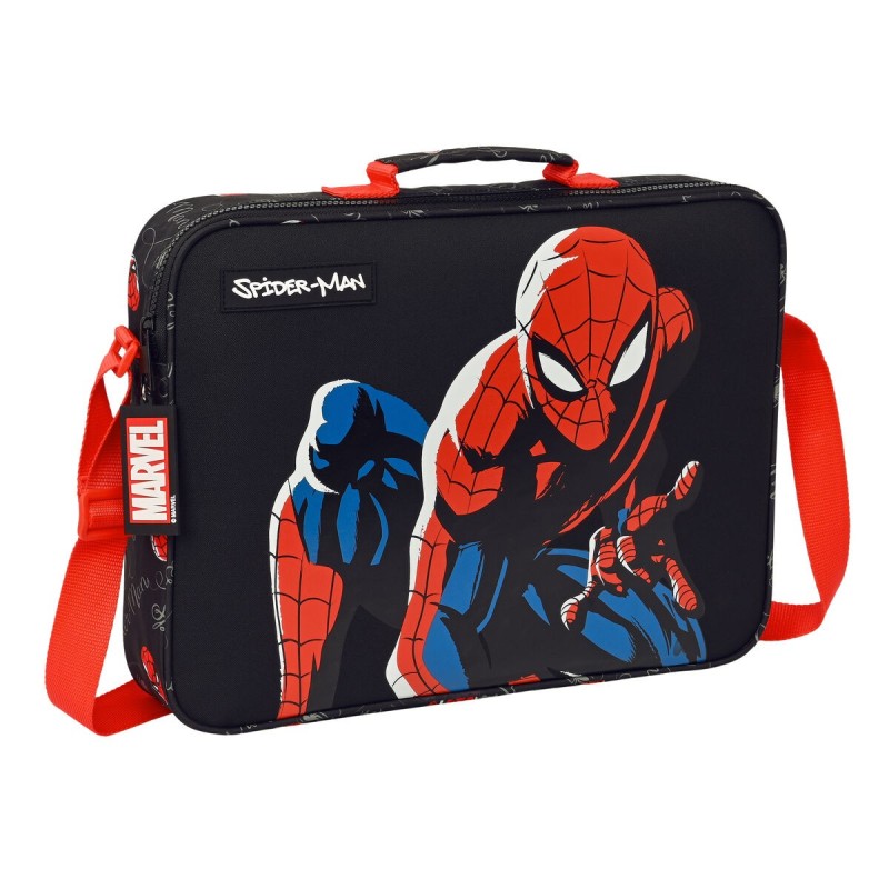 Cartable d'école Spiderman Hero Noir (38 x 28 x 6 cm) - Acheter à 19,27 € seulement chez Collector's Boutique