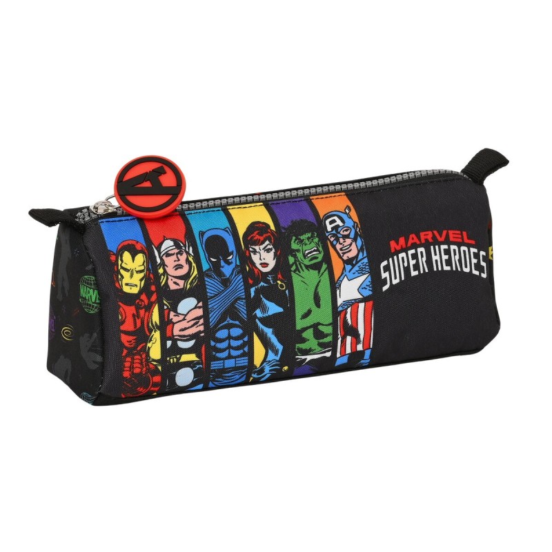 Trousse d'écolier The Avengers Super heroes Noir (21 x 8 x 7 cm) - Acheter à 9,83 € seulement chez Collector's Boutique