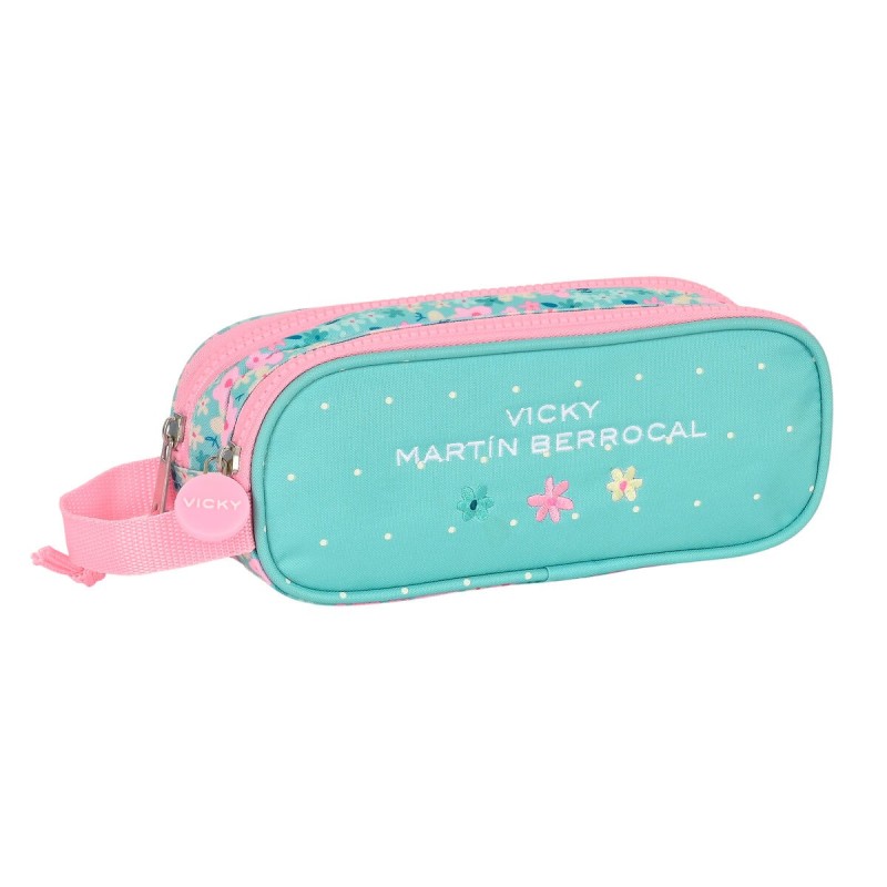 Trousse Fourre-Tout Double Vicky Martín Berrocal Mint paradise Menthe (21 x 8 x 6 cm) - Acheter à 11,21 € seulement chez Collect